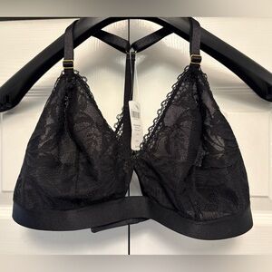 Soma, Sensual Women’s Triangle Bralette, Size L, NWT, Black